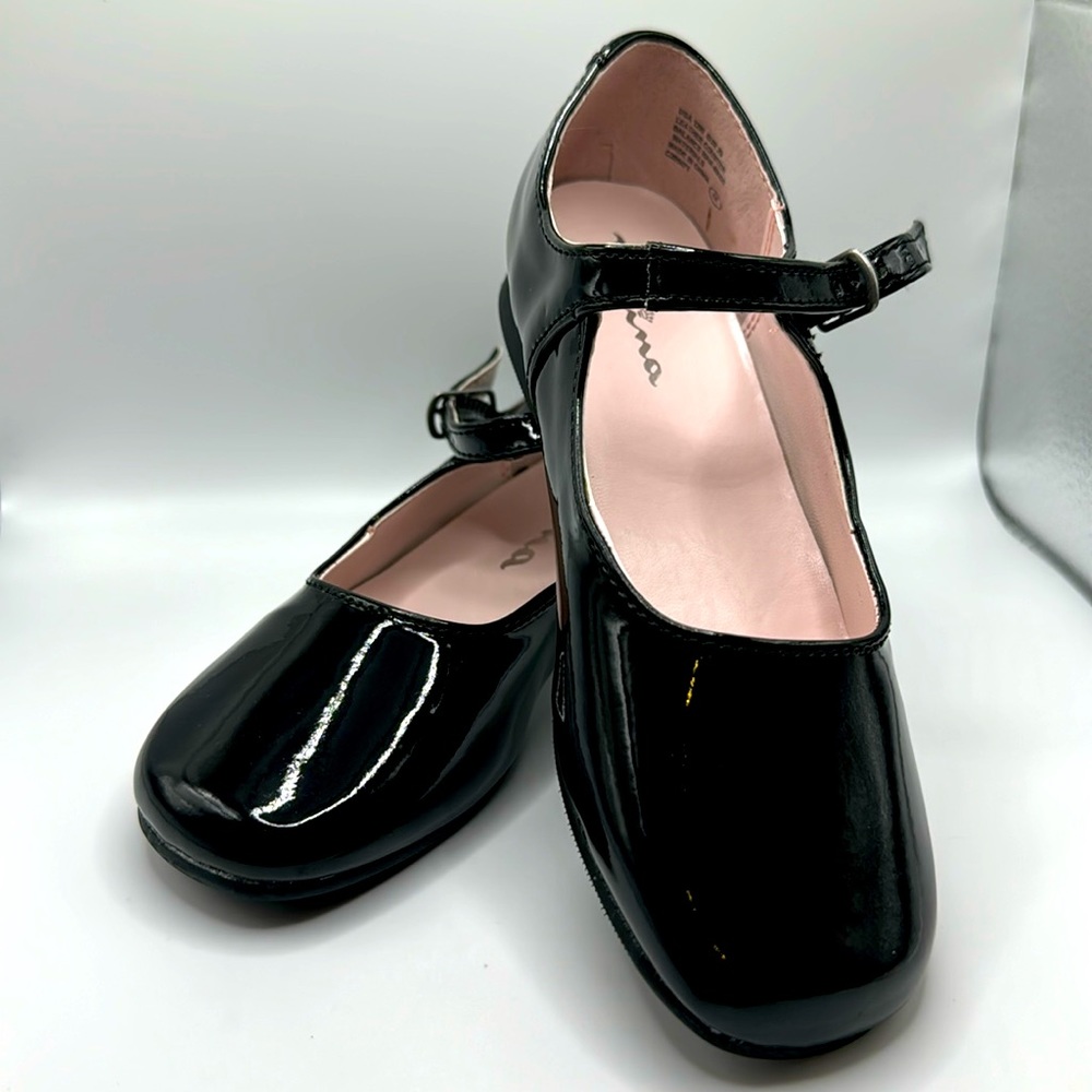 Nina Black Patent Dress Shoes- Size 12m- NEW IN BOX